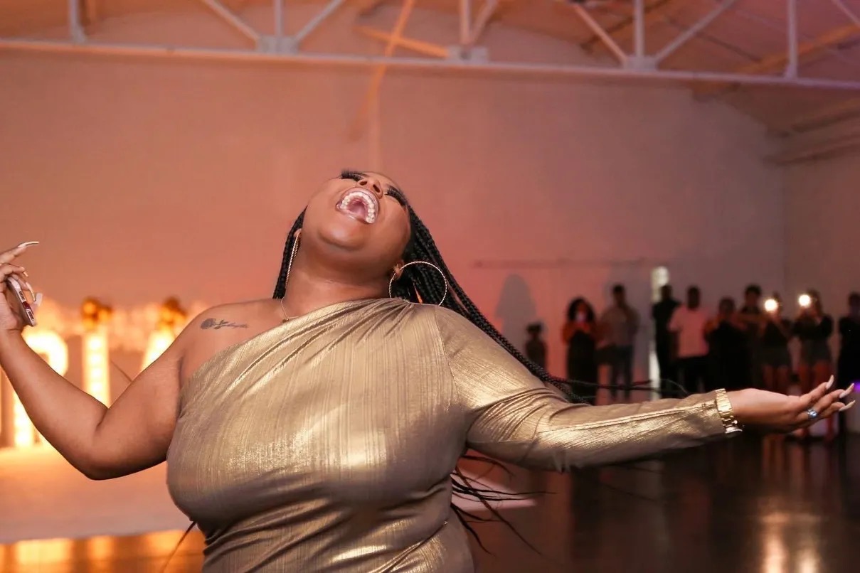 Dancing at celebration