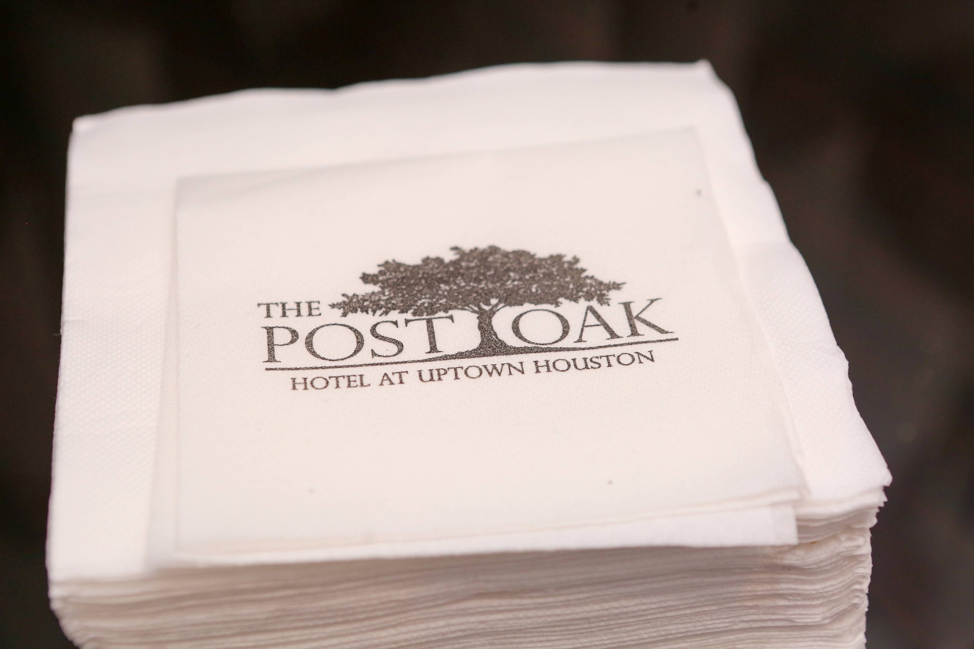 The Post Oak Hotel napkin detail